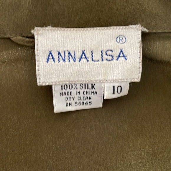 Annalisa vintage silk shirtwaist dress - Picture 6 of 7